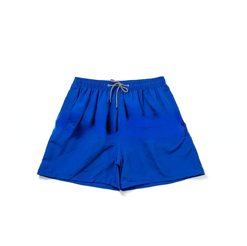 Wholesale Solid Color Men's Board Shorts Polyester Swimwear